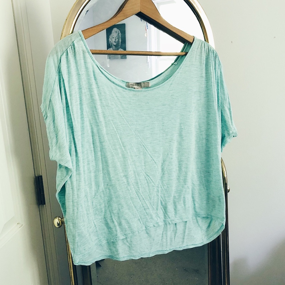 flowy, light blue top ✨